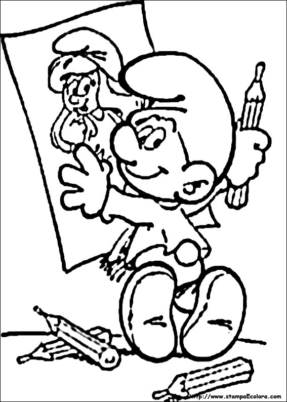 Disegni I Puffi