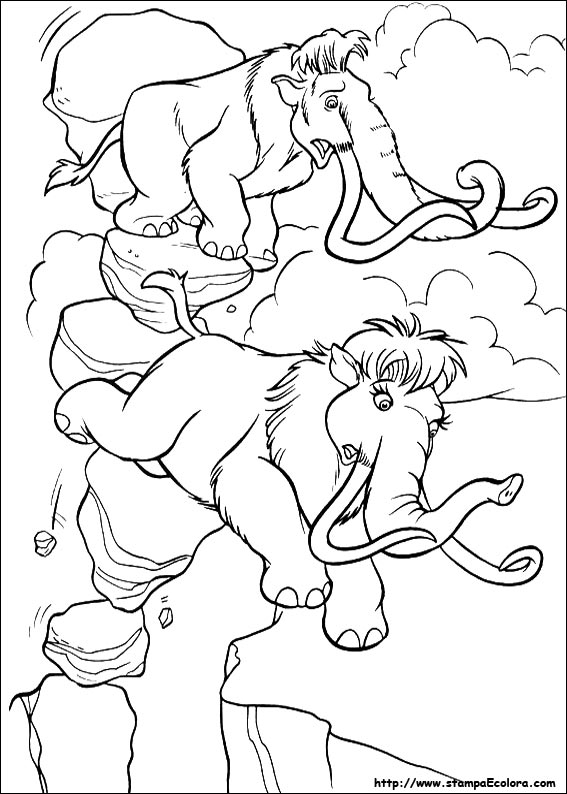 Disegni L'era glaciale