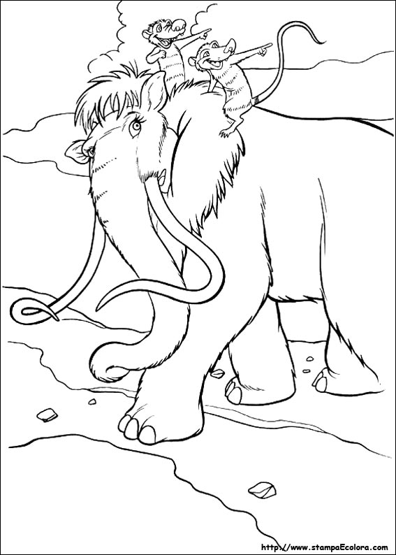 Disegni L'era glaciale