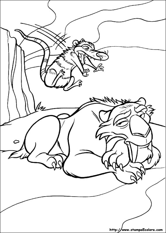 Disegni L'era glaciale