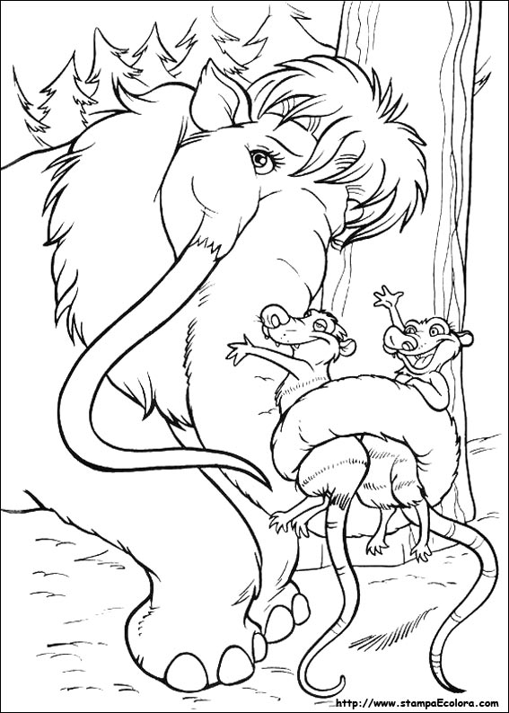 Disegni L'era glaciale