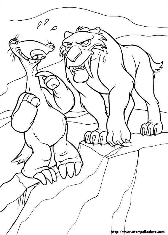 Disegni L'era glaciale