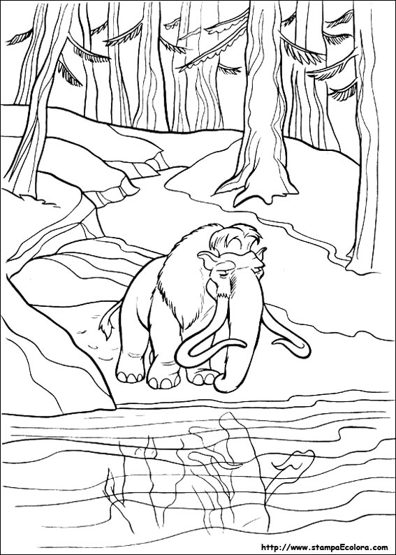 Disegni L'era glaciale