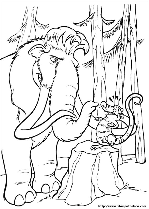 Disegni L'era glaciale