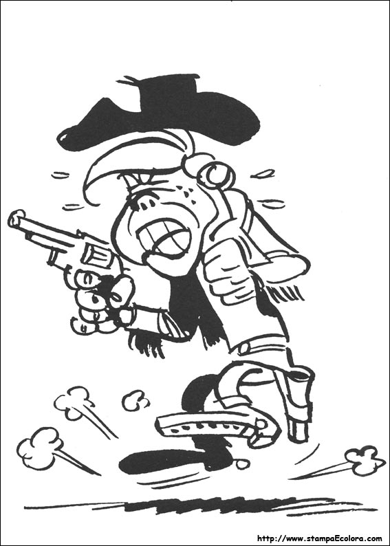 Disegni Lucky Luke