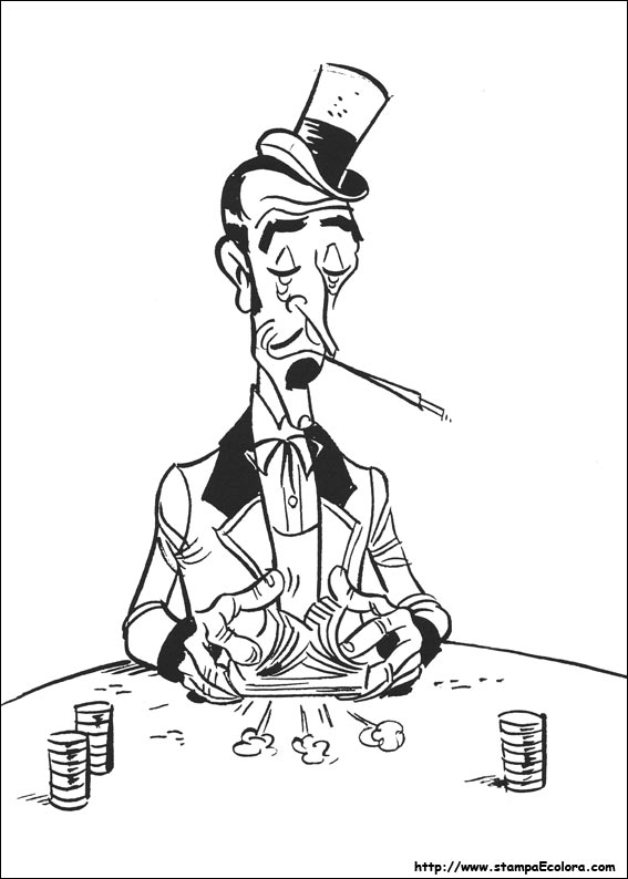 Disegni Lucky Luke