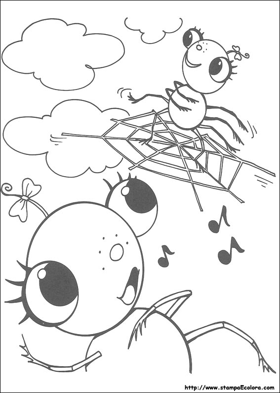 Disegni Miss Spider