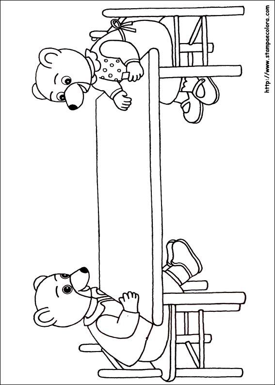 Disegni Orsetto bruno