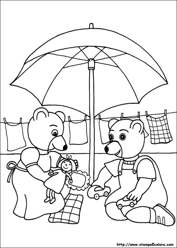 Disegni Orsetto bruno