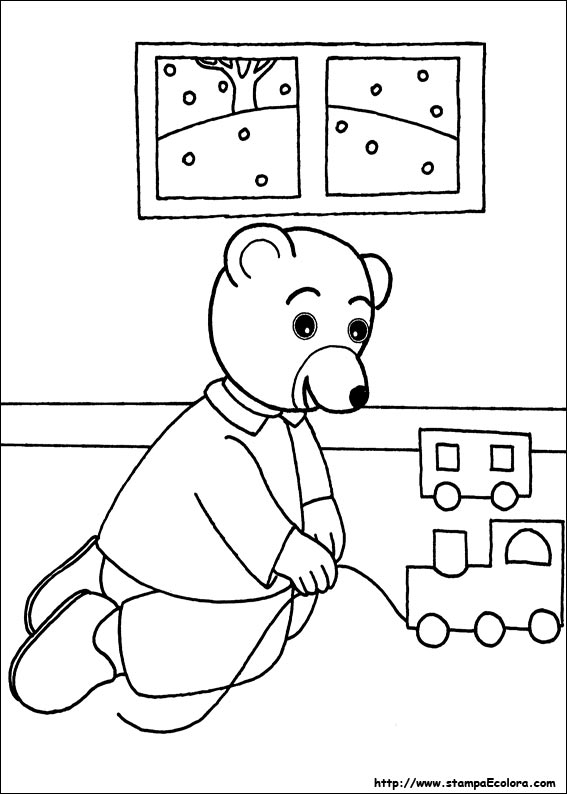 Disegni Orsetto bruno
