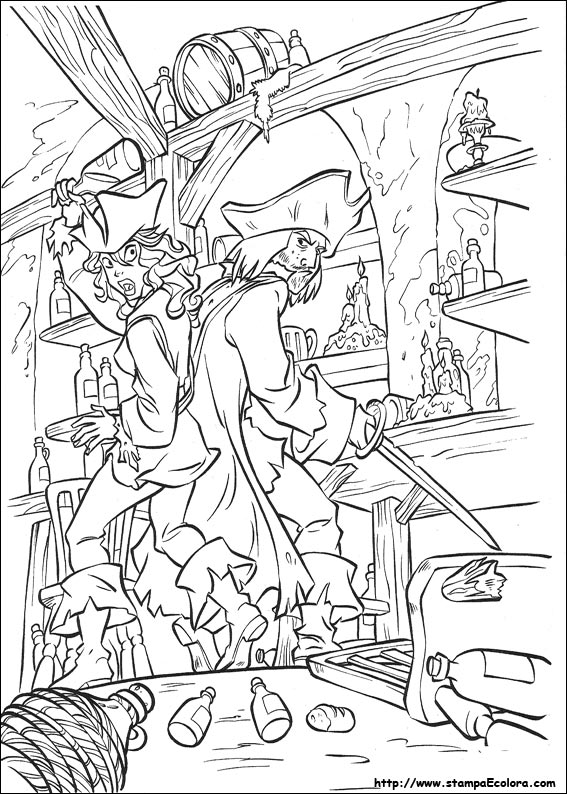 Disegni Pirati dei Caraibi