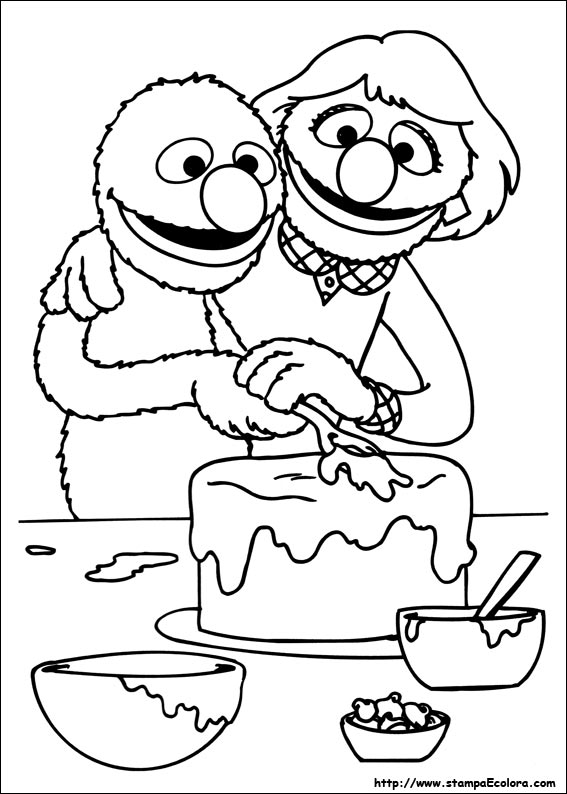 Disegni Sesame Street