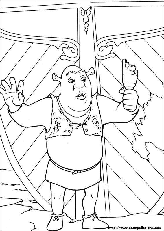 Disegni Shrek terzo